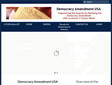 Tablet Screenshot of democracyamendmentusa.net